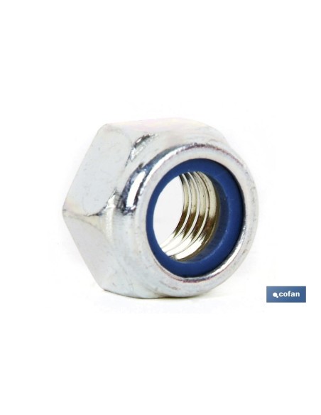 Pack of 25 DIN-985 Hexagonal Locking Nuts C-8 Zinc Plated