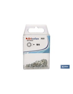 Pack mit 12 elastischen Unterlegscheiben DIN 6798, 60 UDS, weiß 2