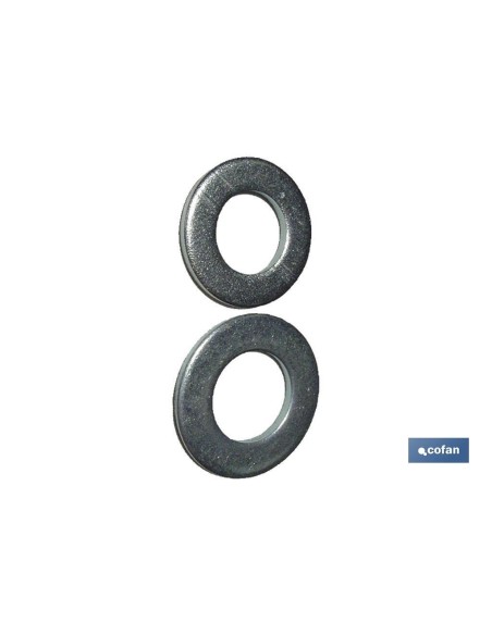 Pack 500 unidades Arandelas Planas Zincadas DIN-125 M-5