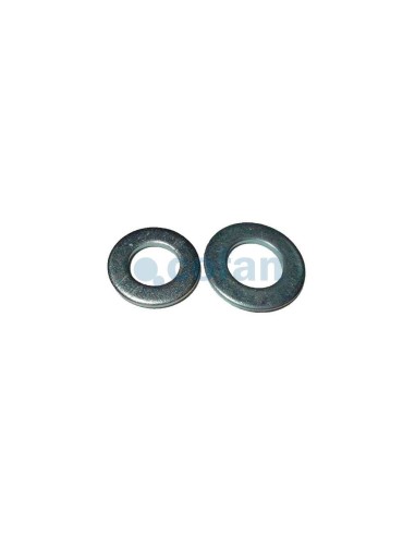 Pack de 12 rondelles plates DIN 125, 70 UDS, blanc