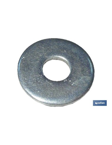 Pack of 50 DIN-9021 flat washers galvanized C-6 M-20 X 60