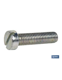 Pack mit 500 DIN-84 C-6 M-5 x 10 Z metrischen Schrauben aus verzinktem Stahl 2