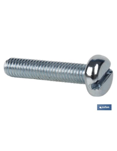 Pack mit 200 DIN 85 Schrauben C-6 M-5 X 30 Z Stahl