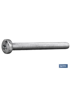 Pack 200 tornillos DIN-7985 C-6 M-6 X 60 Zincado