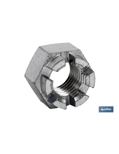 Pack of 50 DIN 935 Class 8 M-10 Zinc Plated Nuts