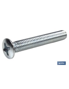 Pack 100 tornillos DIN 966 C-6 M-6 X 50 Zincado