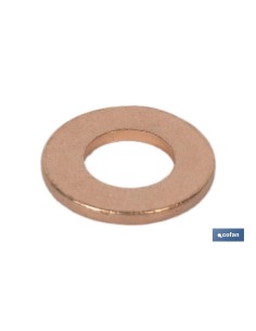 Pacchetto da 100 rondelle in rame 10 x 20 x 2 per tappo dell'olio 2