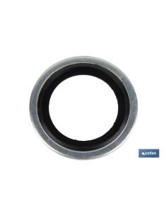 Pacote de 100 unidades arruela metal borracha M-20