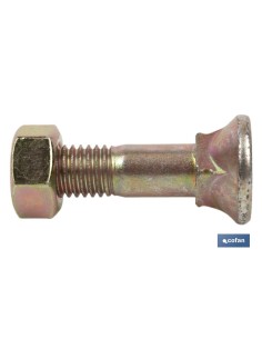 Pack 50 tornillos DIN-608 C-8.8 M-7/16X90 bicromatado