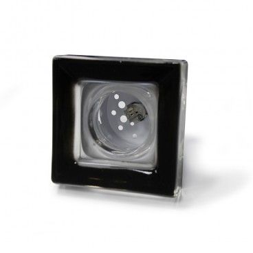 EINBAULEUCHTE QUADRAT SCHWARZ ANETO CRISTALREDORD 20-210-01-180