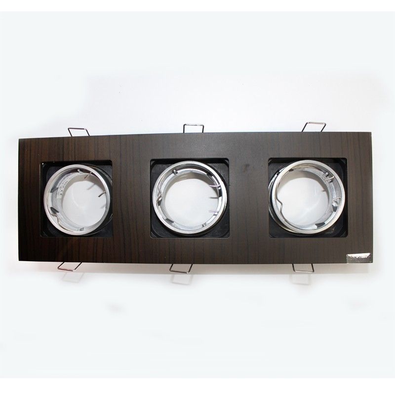 Einbauleuchte drei lichter 50W Odin wenge CRISTALREDORD 01-903-00-115