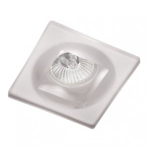 Recessed fixed square Dune white CRISTALREDORD 20-110-01-100