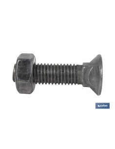 Pack 100 unidades DIN-608/934 Tornillo de arado C-6.8 M-08X35 Pulido