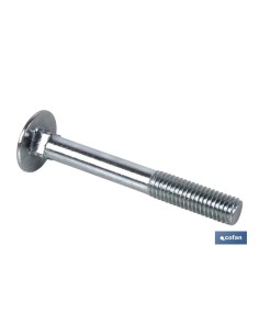 Pack 100 tornillos DIN 603 M-6 X 120 Z de acero zincado