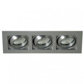 Da incasso rocker Lucer argento (3 luci) CRISTALREDORD 03-043-00-003
