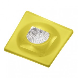 Recessed fixed square glass yellow CRISTALREDORD 20-110-01-130