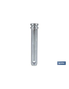 Pacote com 5 unidades de pino para terceiro ponto com cabeça Ø25 x 126 mm