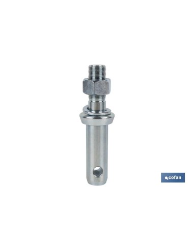 Pack of 5 threaded bolts M22 x Ø28 mm for implement attachment