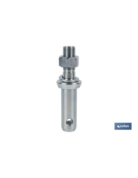 Pack of 5 threaded bolts M22 x Ø28 mm for implement attachment