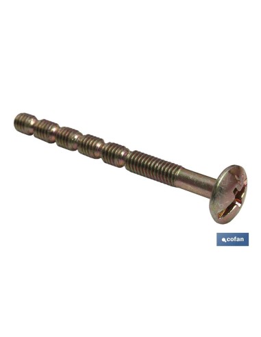 Pack of 40 cutting screws for pull handles 4 x 50 mm