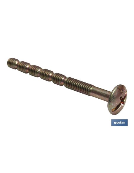 Pack of 40 cutting screws for pull handles 4 x 50 mm