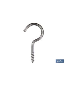 Confezione da 200 staffe aperte zincate 19 x 70 mm