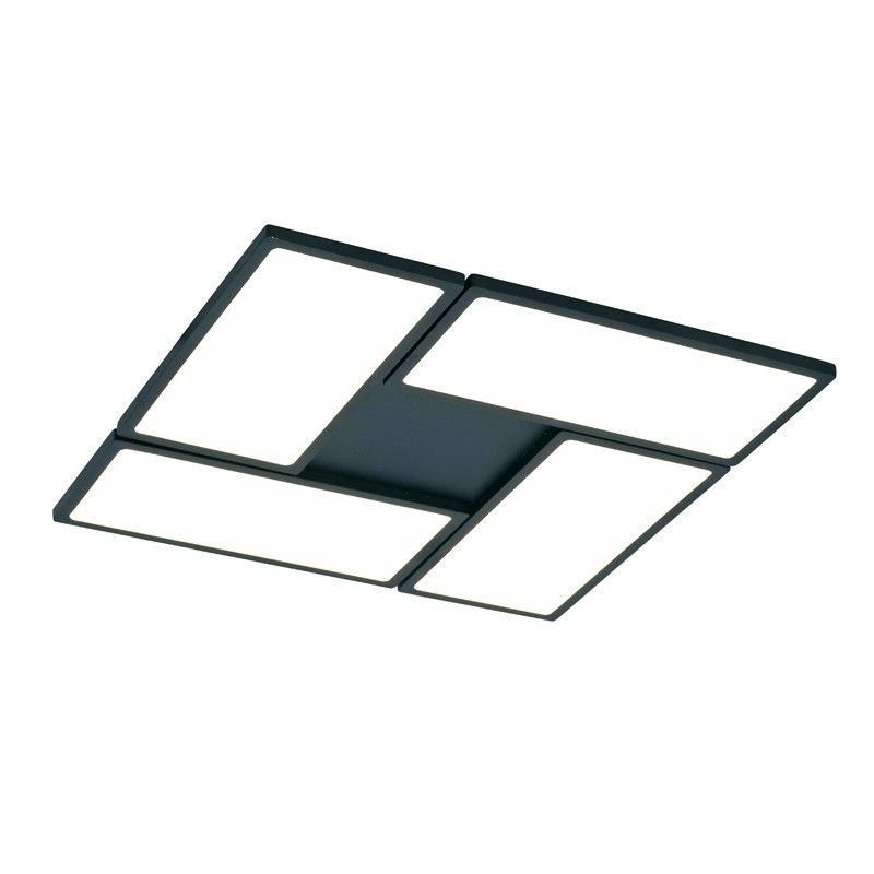 Deckenleuchte LED 60W, 3000K dimmable NEW OR schwarz CRISTALREDORD 26-884-60-180