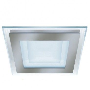 DOWNLIGHT LED 6W 3000K KAIRO CUADRADO NIQUEL CRISTALREDORD 02-168-06-002
