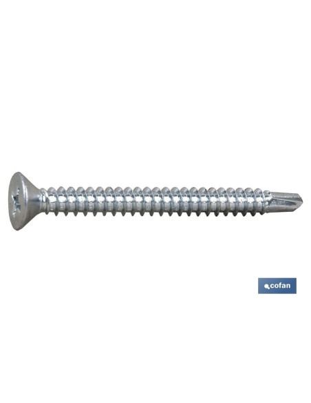 Pack mit 12 selbstbohrenden Schrauben DIN 7504P 4,8x38