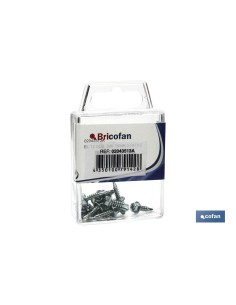 Confezione da 12 viti autofilettanti DIN 7504K 3,5x16 mm in blister 2