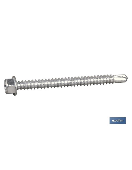 Pack mit 250 selbstbohrenden Schrauben DIN-7504K C-8 M-6,3 X 63