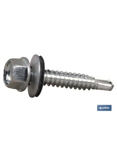 Pack mit 1000 DIN-7504K Selbstbohrschrauben mit EPDM 4,8x19 2