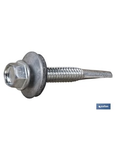 Confezione da 100 Viti di Copertura per Travi 5,5x32 con Rondella