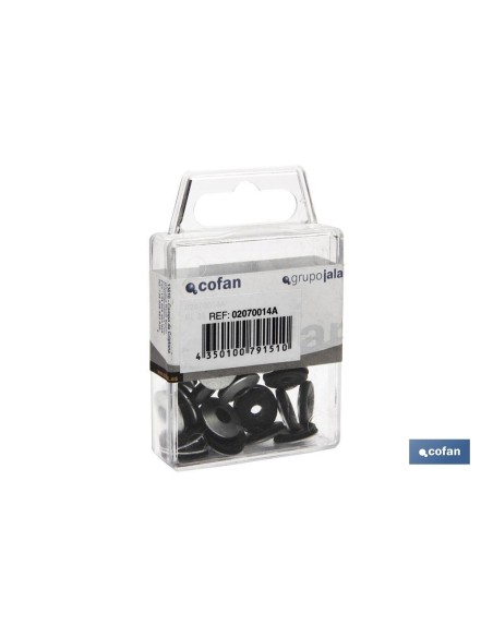 Pacote de 10 arruelas de estanqueidade EPDM 25 mm