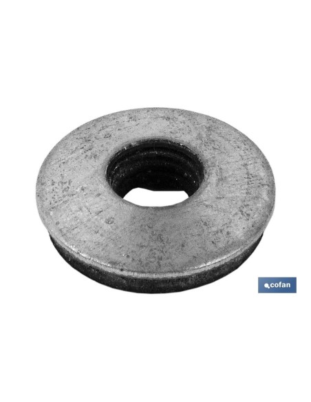 Pacote com 100 arruelas de vedação EPDM 25x8 mm para parafusos