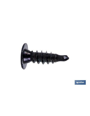 Pack 500 Tornillos Autotaladrantes Extraplanos 4,2 x 14 Negro