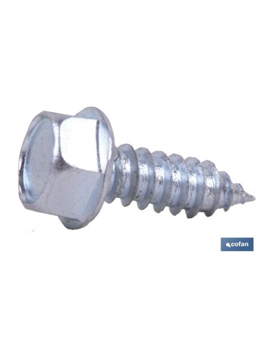 Pack mit 250 DIN 6928 Schrauben M-6,3 x 50 mit Unterlegscheibe