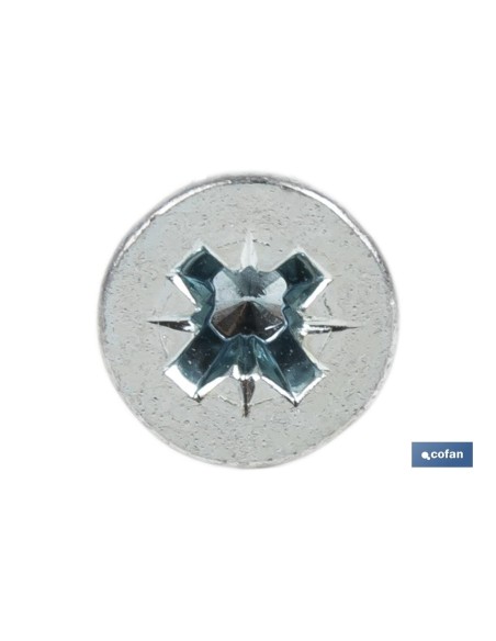 Pack de 100 vis DIN-7505A PZ M-6 X 100 Z zinguées