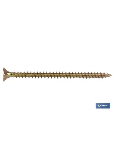 Pack mit 200 DIN-7505A PZ M-6x90 Schrauben für Spanplatte