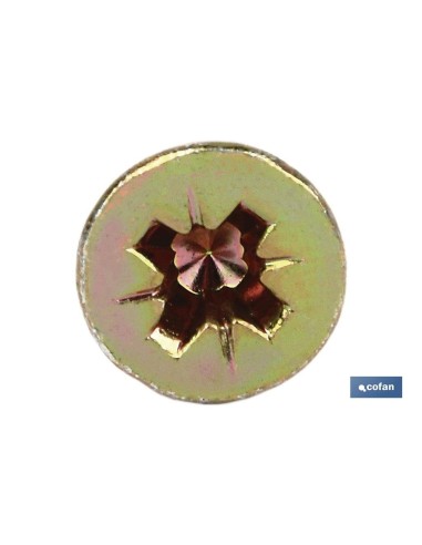 Pack 1000 tornillos DIN-7505A PZ M-2,5x25 para aglomerado