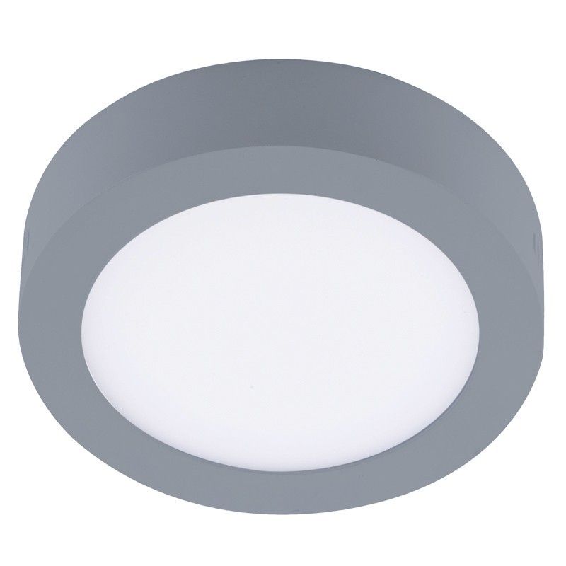 Plafon LED 18W 4000K Know-rund grau CRISTALREDORD 02-300-18-181