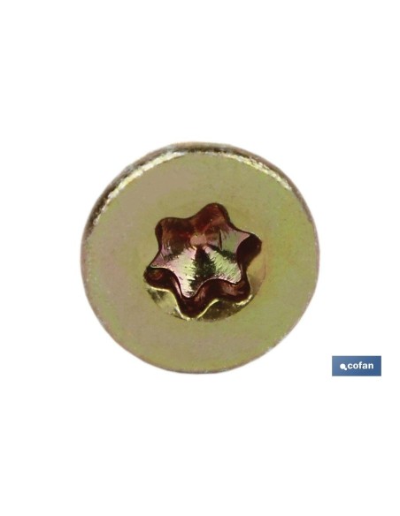 Pack of 500 DIN 7505A Torx T-15 M-35x15 Screws for Particle Board