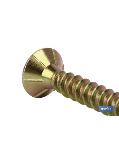 Pack de 500 vis DIN 7505A TORX (T-15) M-35x40 pour aggloméré