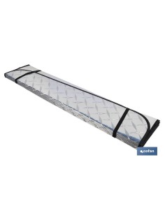 Parasol aluminizado efeito laser com ventosas 70 x 150 cm 2