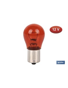Pack mit 10 P21W 12V BA15s Amber-Lampen für Fahrzeuge
