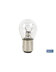 Lámpara Cofán 2 Polos Blanca Descentrada P21/5W 12V