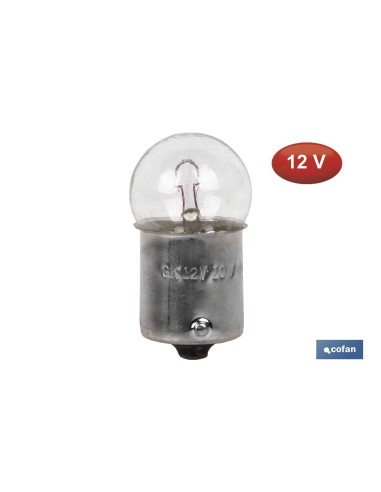 Pack mit 10 R10W BA15s SCC 12V Pilotlampen für Fahrzeuge