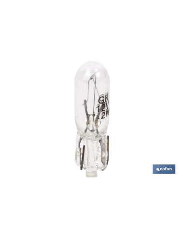 Pack of 10 W1.2-T5 12V Socketless Lamps