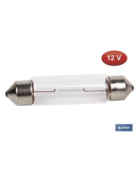 Pack 10 Lámpara Plafonier C5W 12V 11x44mm