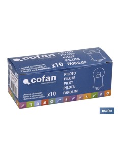 Pacco da 10 unità lampada pilota R5W BA15s 24V 2